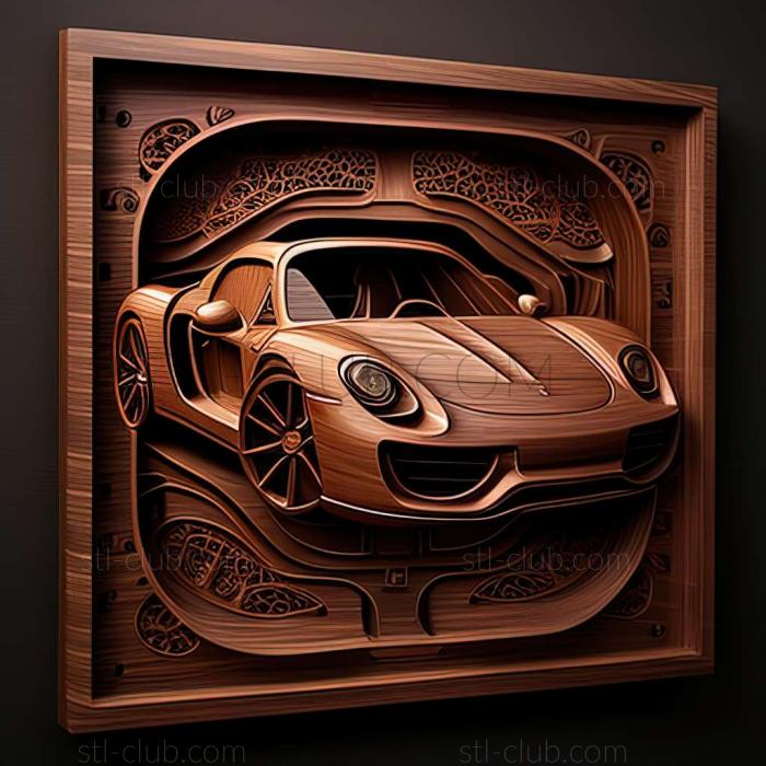 3D модель Porsche 918 (STL)